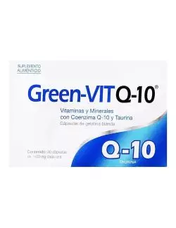 Green-vit q-10 Con 30 Cápsulas