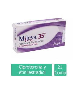 Mileva 35 2.0 / 0.035 mg Caja Con 21 Comprimidos