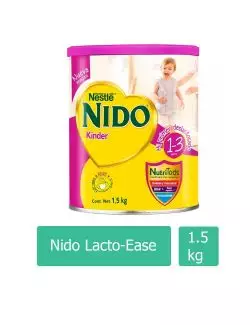 Nido Lacto-Ease 1.5 Kg  Lata Con Leche En Polvo