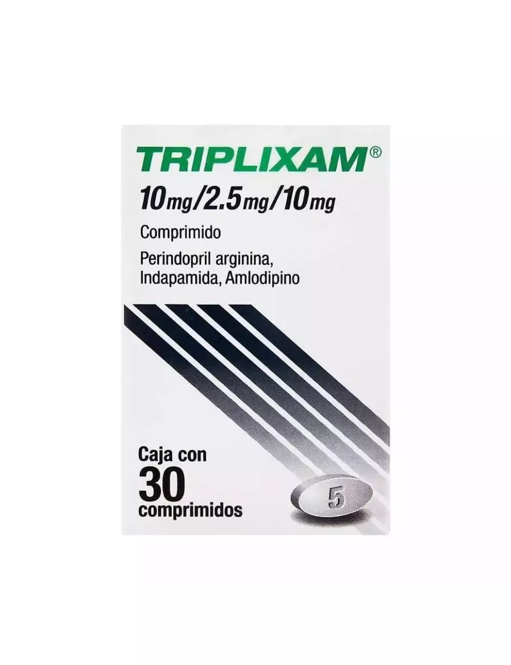 Triplixam 10 mg / 2.5 mg / 10 mg Caja Con 30 Comprimidos