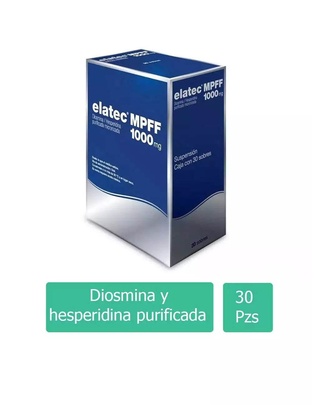 Elatec MPFF 1000 Suspensión Caja Con 30 Sobres