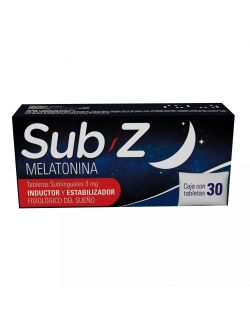 Sub Z 3 mg Caja Con 30 Tabletas Sublinguales.