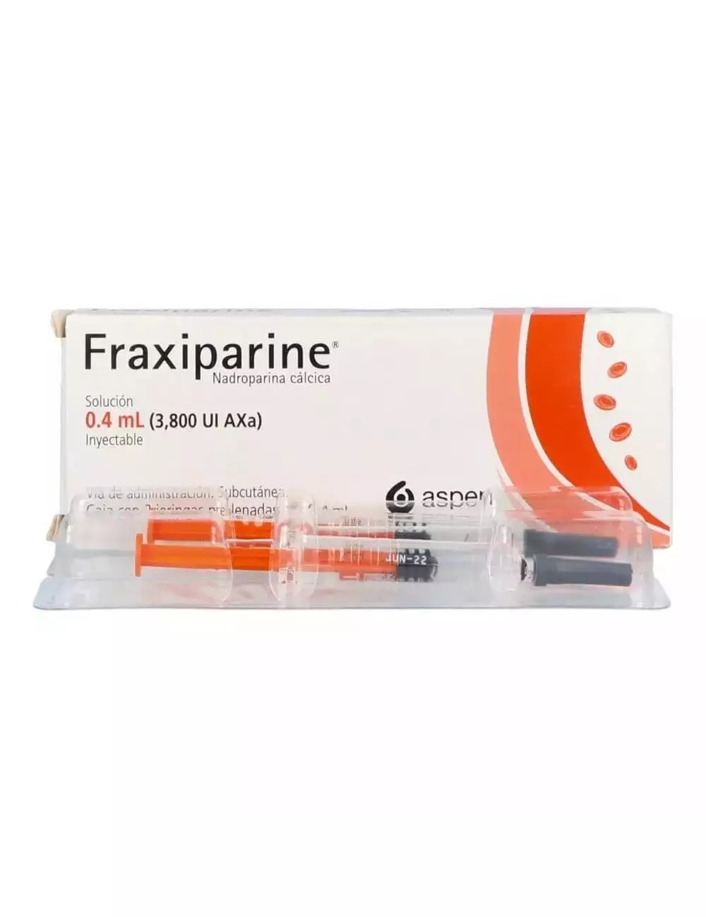 Fraxiparine Solución Inyectable Caja Con 2 Jeringas Con 0.4 mL - RX