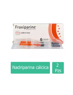 Fraxiparine Solución Inyectable Caja Con 2 Jeringas Con 0.4 mL - RX