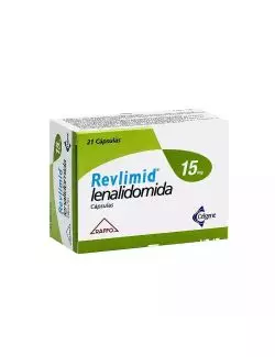 Revlimid® 15 mg (Lenalidomida) - Caja con 21 Cápsulas - Celgene
