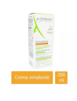 A derma Exomega Crema Emoliente Caja Con Tubo Con 200mL