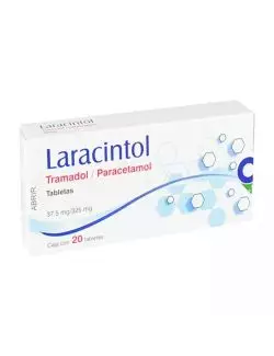 Laracintol 37.5 mg / 325 mg Caja Con 20 tabletas