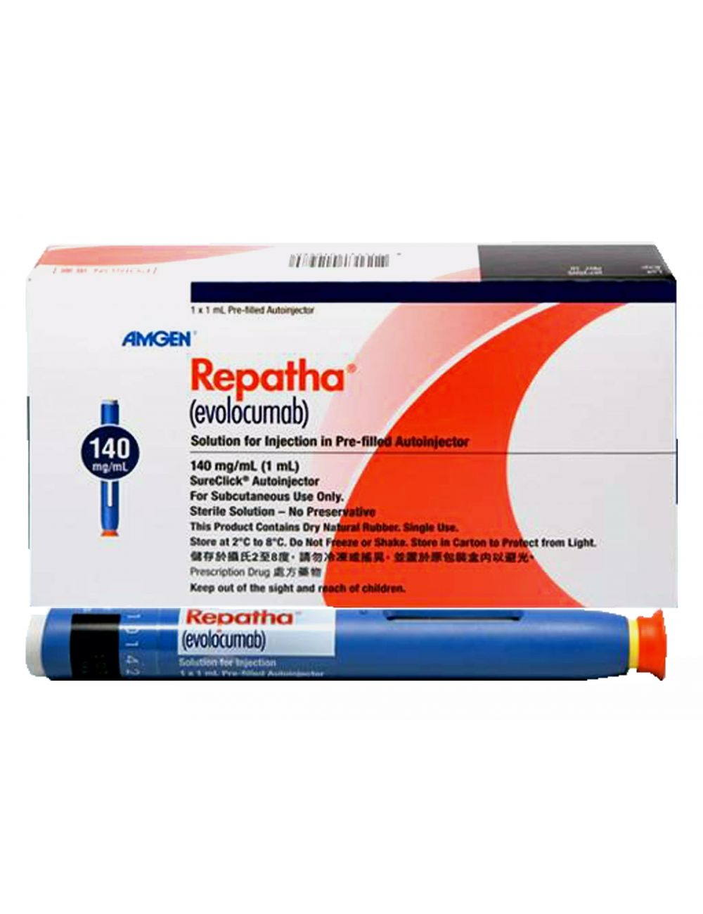 Repatah 140 mg/mL Caja Con Jeringa Prellenada Tipo Pluma RX3