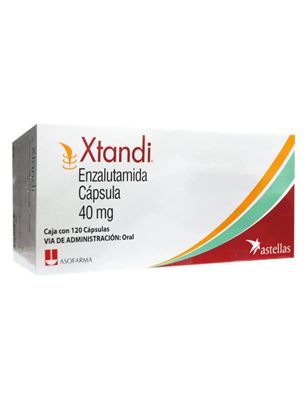 Xtandi 40 mg Caja Con Frasco Con 120 Cápsulas