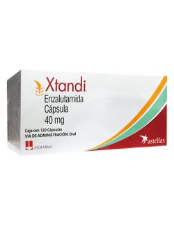 Xtandi 40 mg Caja Con Frasco Con 120 Cápsulas