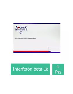 Avonex 30 mg/5 mL Caja Con 4 Jeringas Prellenadas - RX3