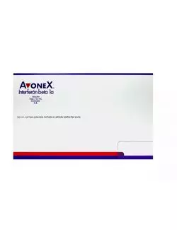 AvoneX® (Interferón beta 1a) 30 mg/5 ml - Caja con 4 Jeringas Prellenadas - Biogen - RX3