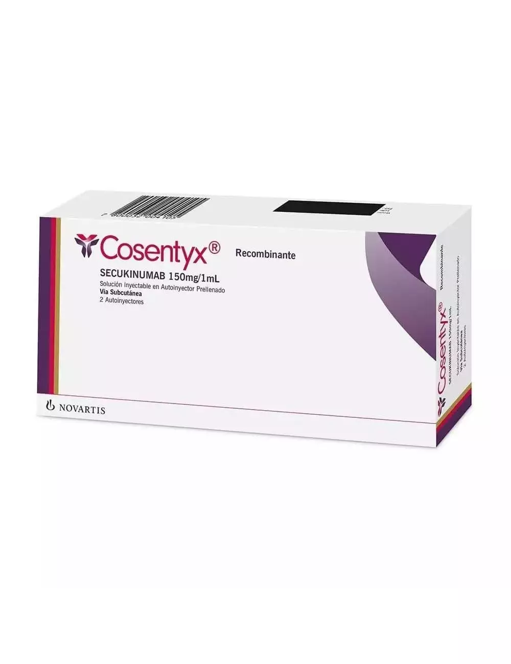 Cosentyx® (Secukinumab) 150 mg/ml - Caja con 2 Plumas Precargadas - Novartis - RX3