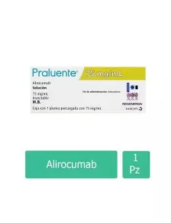 Praluente® (Alirocumab) 75 mg/ml - Caja con 1 pluma precargada | Sanofi - RX3