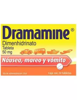 Dramamine 50 mg Caja Con 24 Tabletas