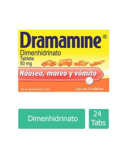 Dramamine 50 mg Caja Con 24 Tabletas