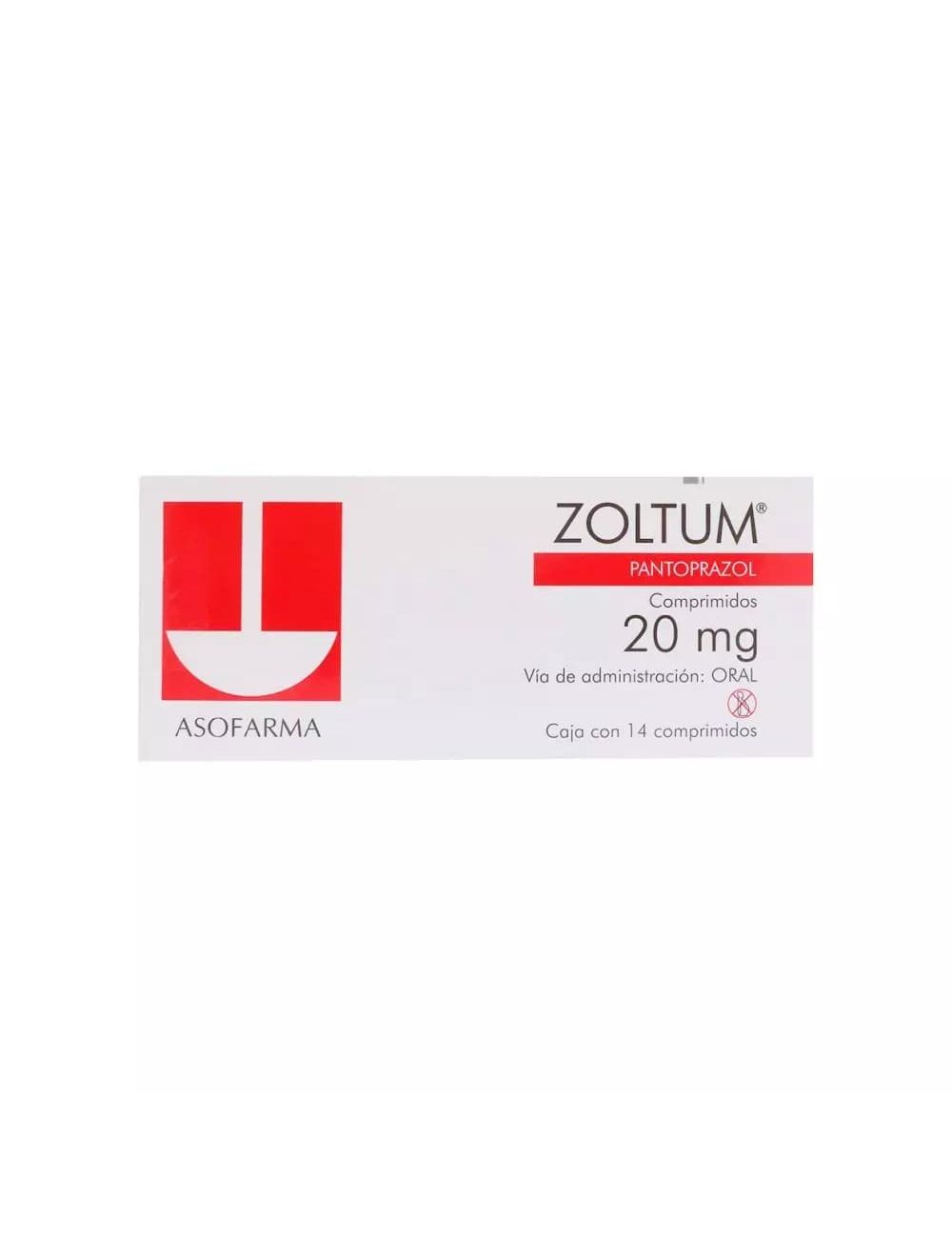 Zoltum 20 mg Caja Con 14 Comprimidos