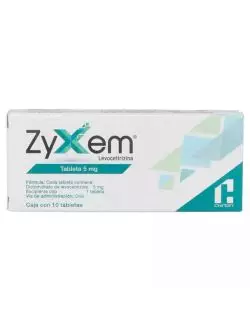 Zyxem 5 mg Caja Con 10 Tabletas