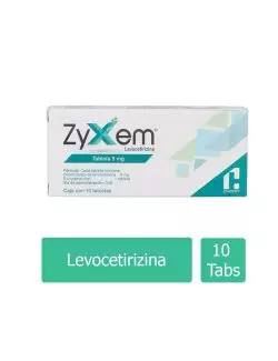 Zyxem 5 mg Caja Con 10 Tabletas