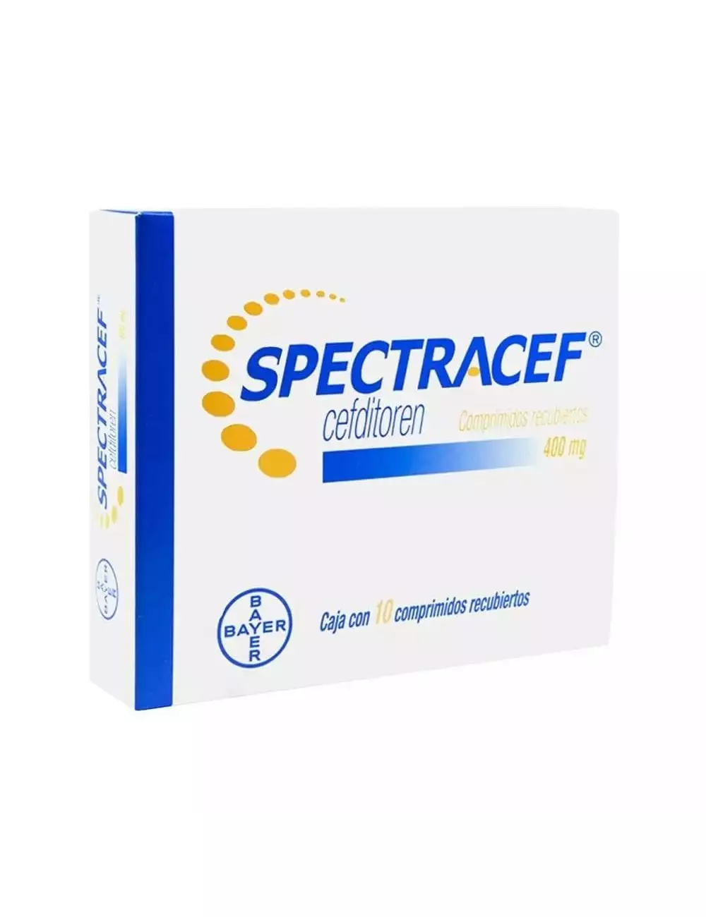 Spectracef 400 mg Caja Con 10 Comprimidos Recubiertos - RX2