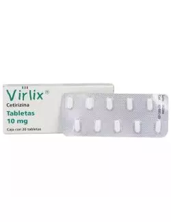 Virlix 10 mg Con 20 Tabletas