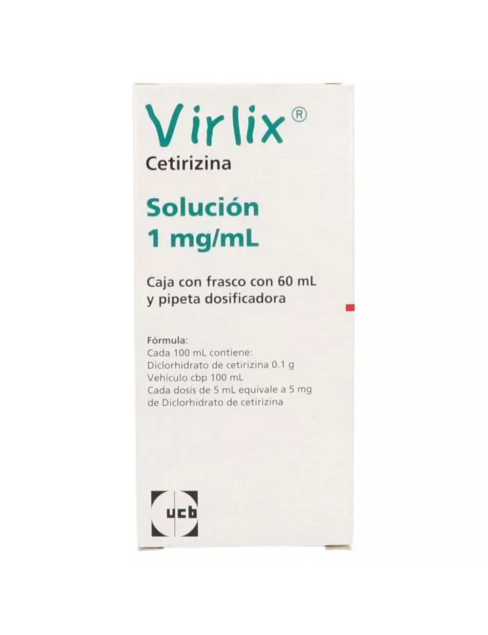 Virlix 1 mg Solucón Con 60 mL