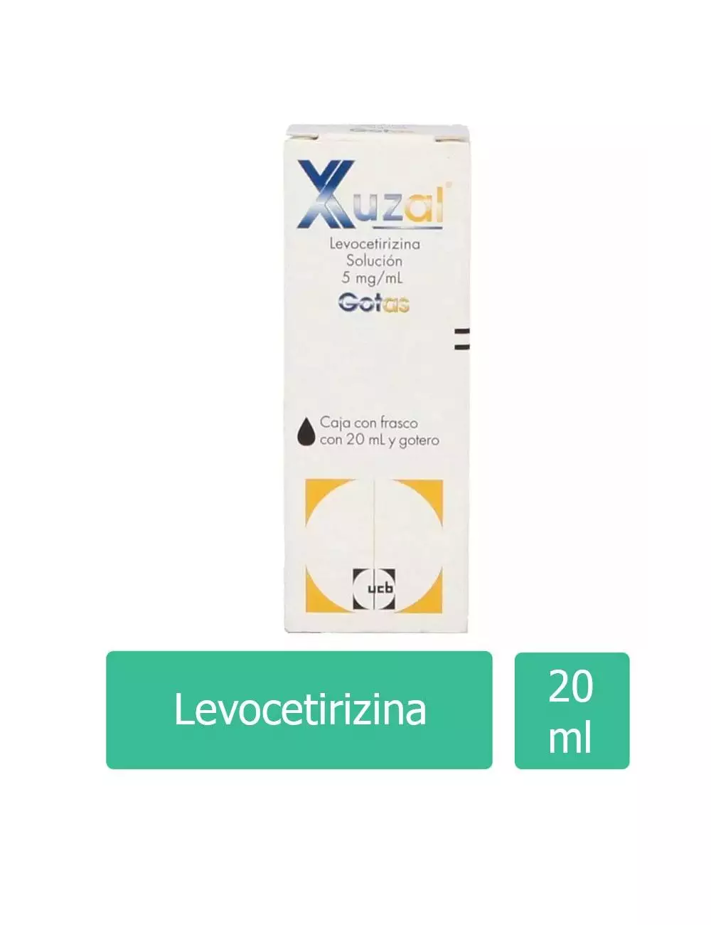 Xuzal 5 mg Caja Con Frasco Gotero Con 20 mL