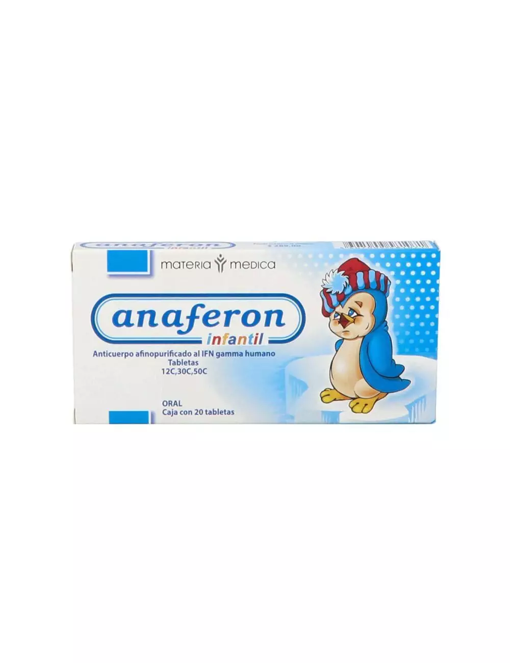 Anaferon Infantil 12 C/30 C/50 C Caja Con 20 Tabletas