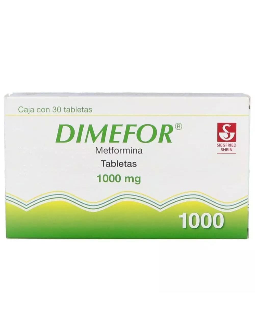 Dimefor 1000 mg Con 30 Tabletas