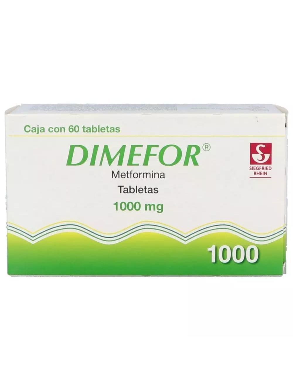 Dimefor 1000 mg Con 60 Tabletas