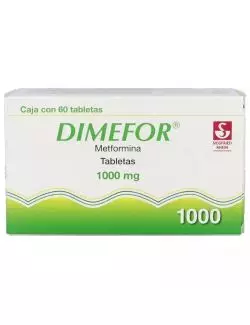 Dimefor 1000 mg Con 60 Tabletas