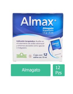 Almax Solución 1.5 mg/15 mL Con 12 Sobres