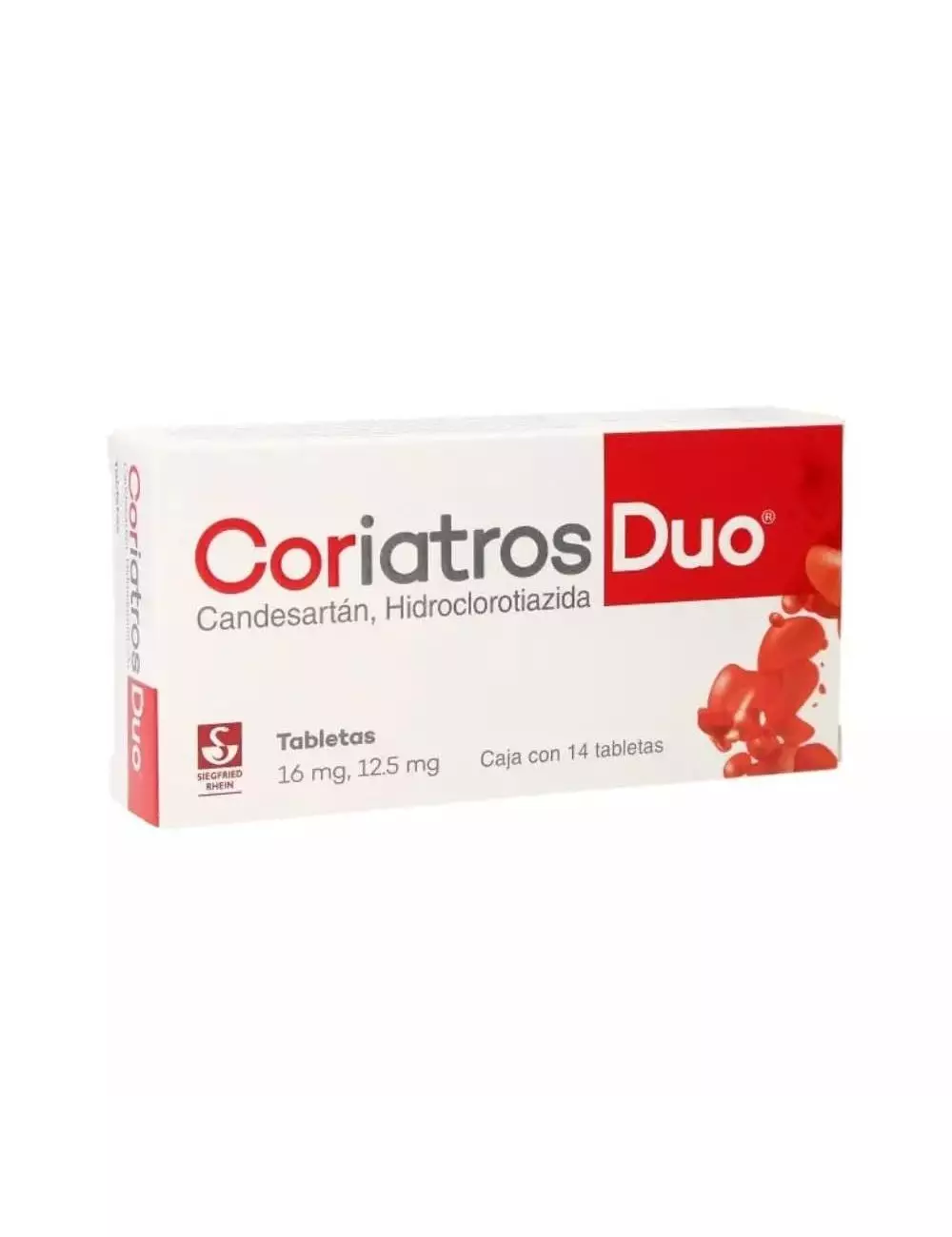 Coriatros Duo 16/12.5 mg Con 14 Tabletas