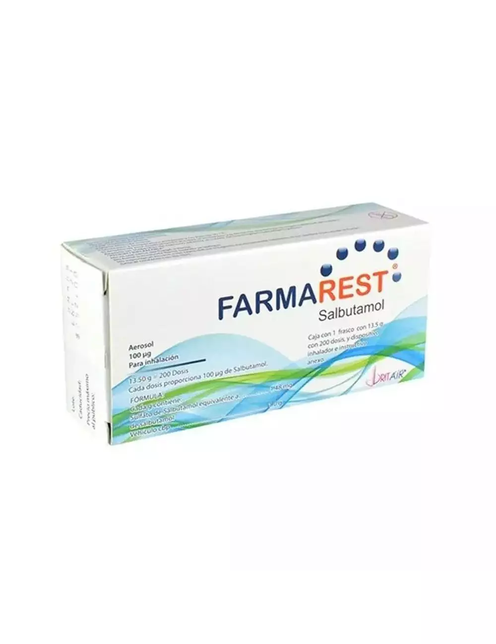 Precio Farmarest 100 mcg inhalador con 200 dosis | Farmalisto MX