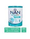 Nan 1 OptimalPro De 0 a 6 meses Lata Con 800 g