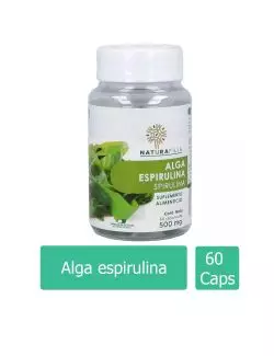 Alga Espirulina Bote con 60 cápsulas de 500 mg