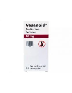 Vesanoid 10 mg Caja Con Frasco Con 100 Cápsulas