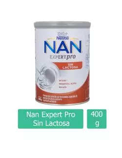 Nan Expert Pro Sin Lactosa Lata Con Polvo De 400 G