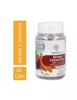 Betabel/Zanahoria Bote Con 60 Cápsulas De 500 mg