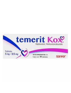 Temerit Kox 5 mg / 12.5 mg Caja Con 14 Tabletas