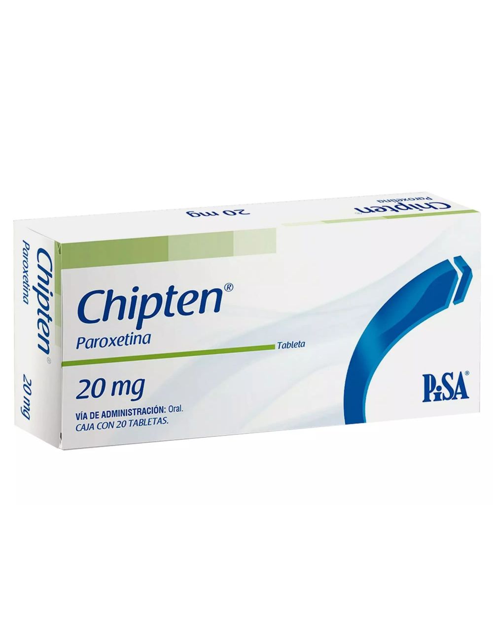 Chipten 20 mg Caja Con 20 Tabletas