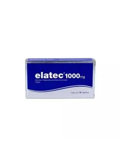 Elatec 1000 mg Caja Con 30 Tabletas