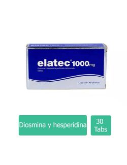 Elatec 1000 mg Caja Con 30 Tabletas
