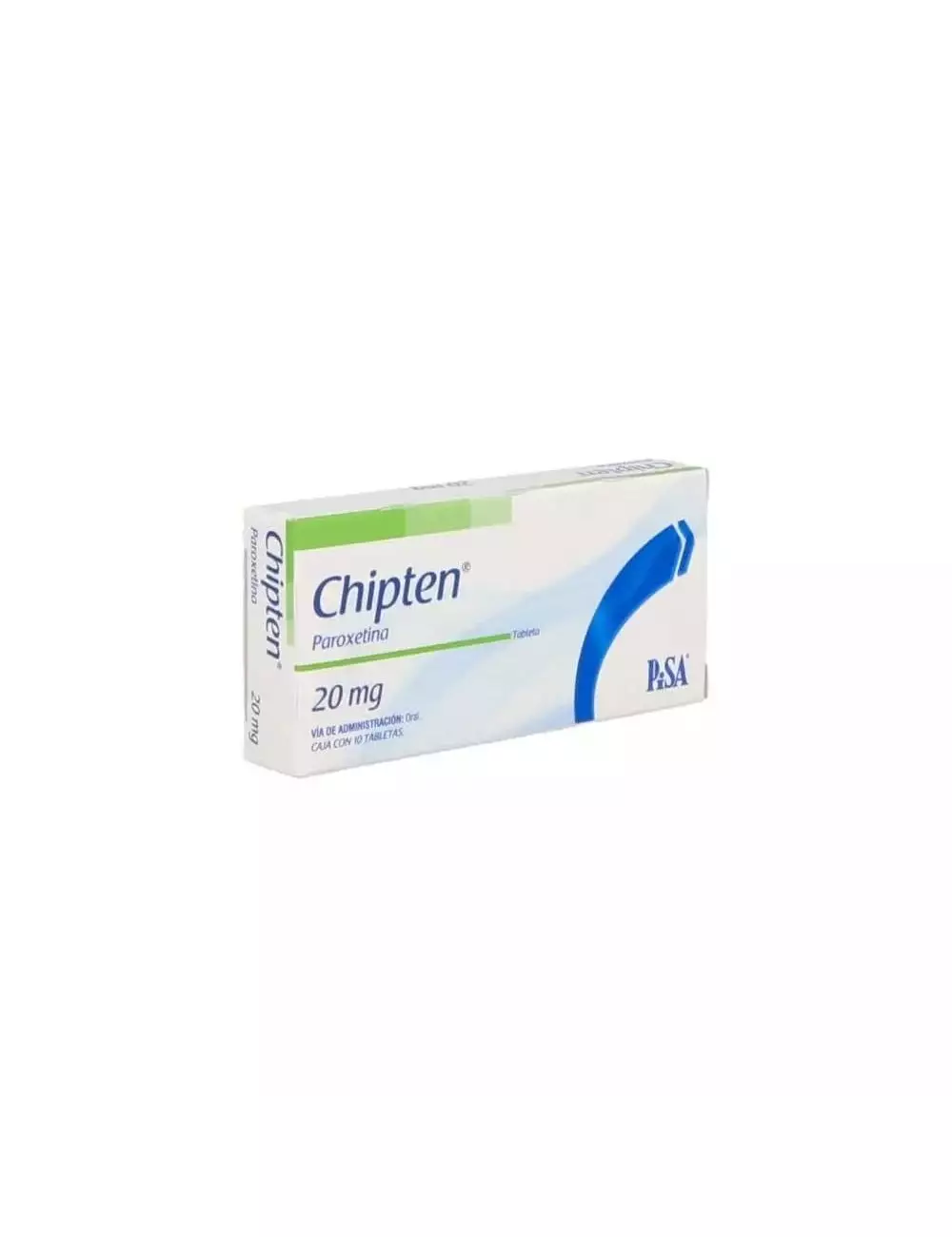 Chipten 20 mg Caja Con 10 Tabletas