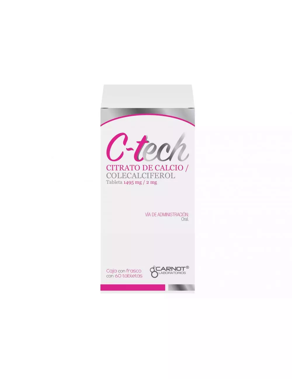 C-Tech 1495 mg / 2 mg Caja Con 60 Tabletas