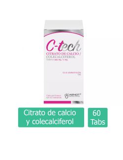 C-Tech 1495 mg / 2 mg Caja Con 60 Tabletas