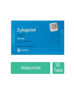 Zyloprim 300 mg Caja Con 30 Tabletas