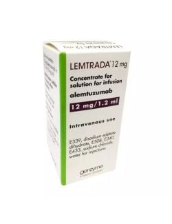 LEMTRADA® 12mg/1.2mL - Frasco Ámpula | Alemtuzumab | Sanofi Genzyme