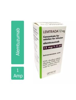 Lemtrada 12 mg / 1.2 mL Solución Inyectable Caja Con 1 Frasco Ámpula