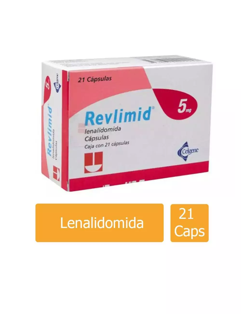 Revlimid® 5 mg (Lenalidomida) - 21 Cápsulas - Celgene